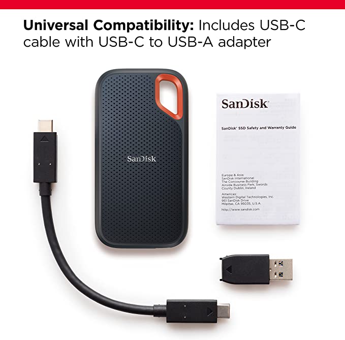 SanDisk EXT Portable SSD Drive 1 TB - MoreShopping - SD Cards - ‎SanDisk