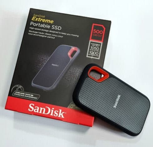 SanDisk Extreme Portable SSD, 500GB - SDSSDE60 - MoreShopping - SD Cards - ‎SanDisk
