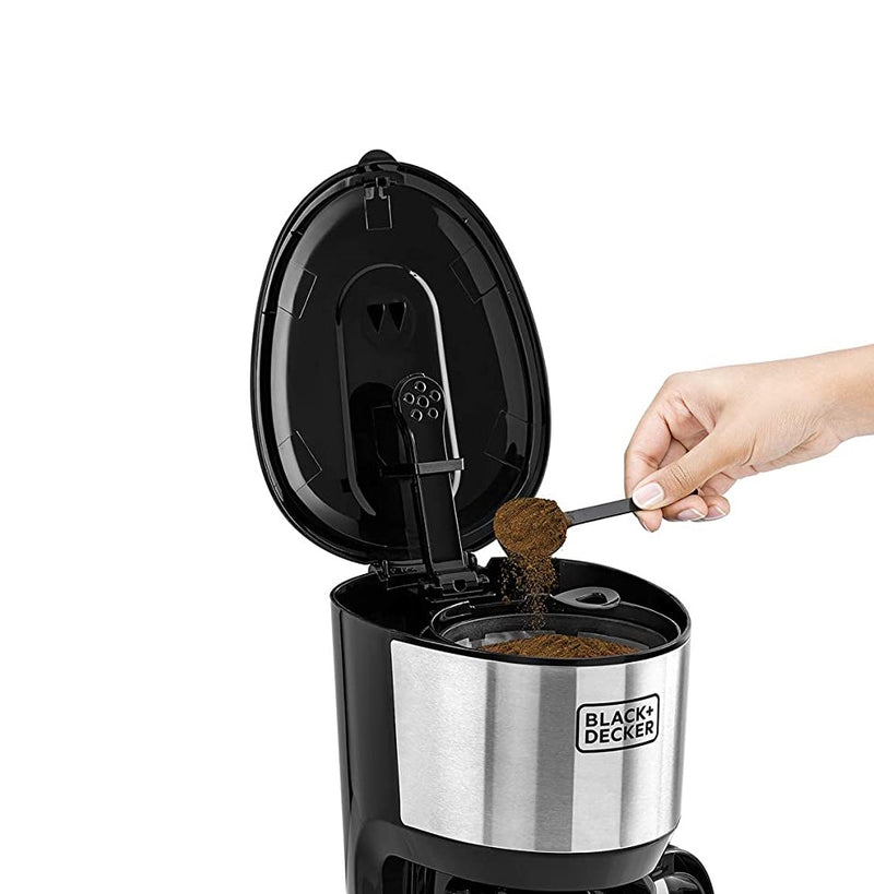 Black+Decker DCM750S-B5 Coffee Maker, 750 Watt - Black & Silver - MoreShopping - Coffee Machines - Black&Decker