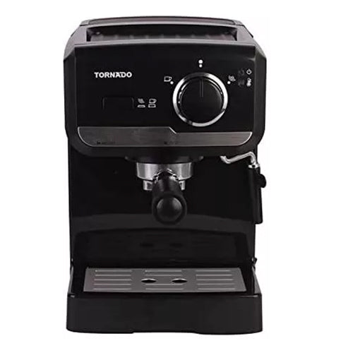 Tornado TCM-11415-B Coffee Machine - Black - MoreShopping - Coffee Machines - Tornado