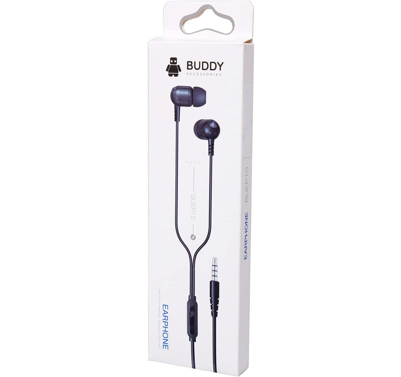 Buddy BUEP10 Earphone - Black - MoreShopping - Wired Headphones - Buddy