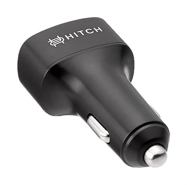 Hitch Tri-P 30w Car Charger 3 Ports - Q3.0 + SCP Support Black - MoreShopping - Chargers - Hitch