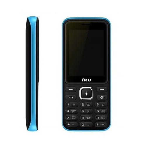 IKU Mobile R240 Dual SIM 2G LTE, 512MB, 256MB RAM - Blue - MoreShopping - Feature Phone IKU - IKU