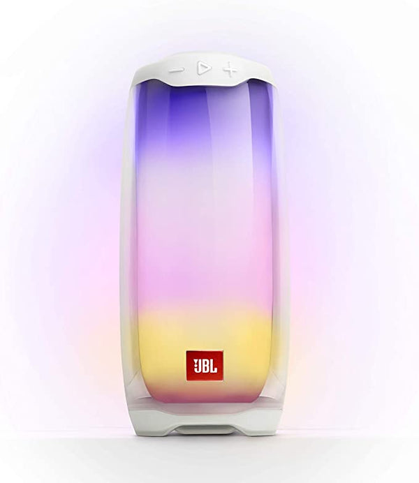 JBL Pulse 4 Portable Bluetooth Speaker - White - MoreShopping - Bluetooth Speakers - JBL