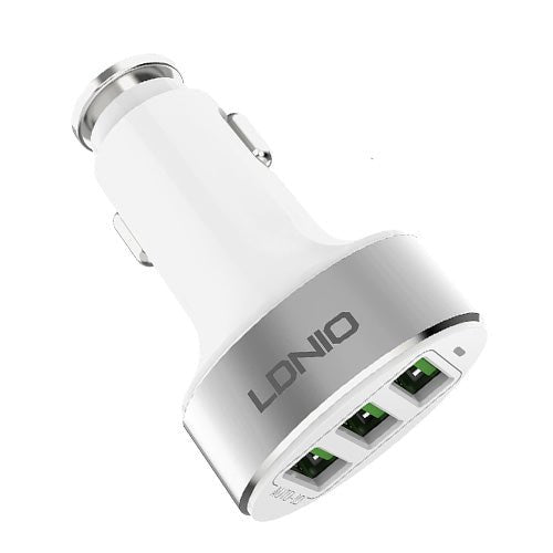 Ldnio C501 Car Charger 5.1a - White - MoreShopping - Chargers - Ldnio