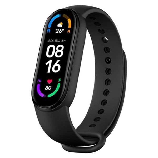 Xiaomi Mi Smart Band 6 Fitness Tracker with AMOLED Display, 1.56 Inches - Black - MoreShopping - Smart Bands - Xiaomi