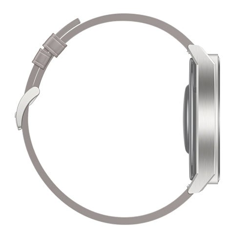 HUAWEI Watch GT 3 Pro Light Titanium Case Leather Strap 46mm - Gray - MoreShopping - Wearable Huawei - Huawei