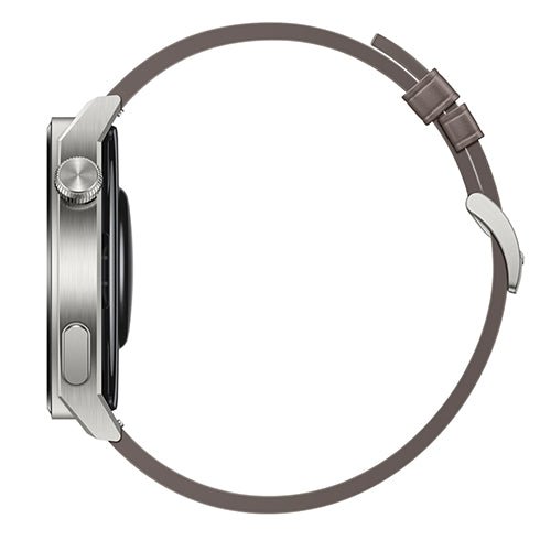 HUAWEI Watch GT 3 Pro Light Titanium Case Leather Strap 46mm - Gray - MoreShopping - Wearable Huawei - Huawei