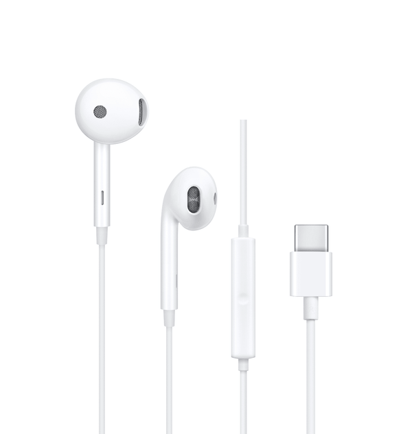 Oppo Earphone Type-C MH135 Headset - White - MoreShopping - Wired Headphones - Oppo