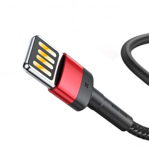 Baseus Cafule Special Edition USB Type A & Lightning, Charging & Data Transfer Cable - Red/Black - MoreShopping - Mobile Cables - Baseus