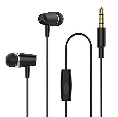 Recci J100 earphone - Black - MoreShopping - Wired Headphones - Recci