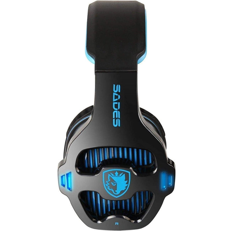 Sades gaming Headphone SADES SA903 7.1 Virtual Surround Sound PC Gaming Headset - Blue and Black - MoreShopping - Gaming Headsets - Sades