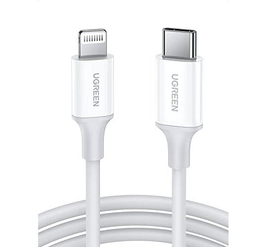 Ugreen USB-C to Lightning M/M Cable 1m - White - MoreShopping - Mobile Cables - Ugreen