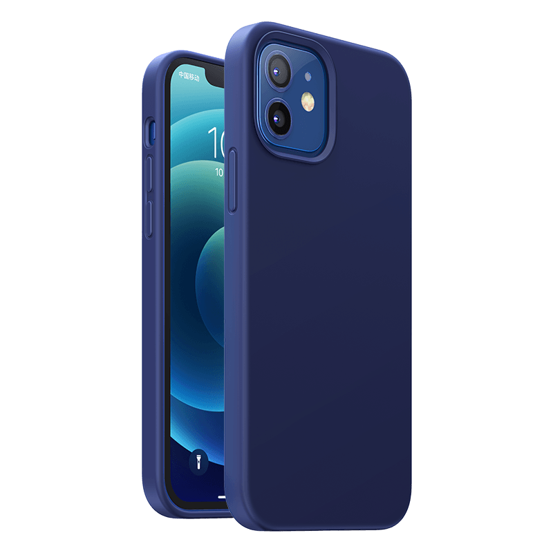 UGREEN Silky Silicone Protective Case for iphone 6.1-inch iPhone 12, 12 Pro, 13, 13 pro - Navy - MoreShopping - Covers & Cases - UGREEN