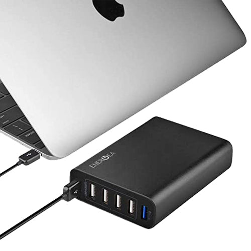 Energea PowerHub 6C+ 1USB-C+6 USB-A QC3 60W Desktop Charger - Black - MoreShopping - More Computer Accessories - Energea