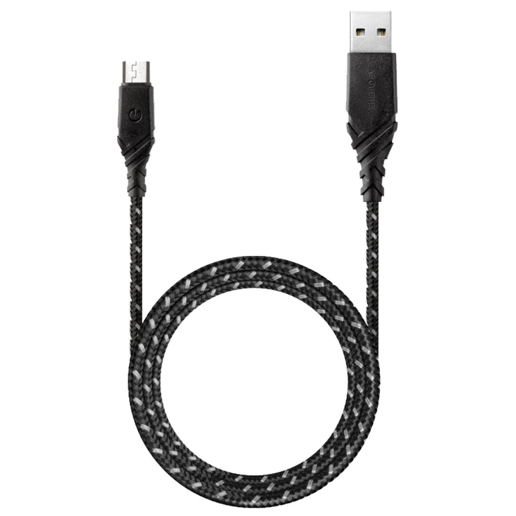 Energea DuraGlitz Charge and Sync Tough Micro USB Cable 1.5m – Black - MoreShopping - Mobile Cables - Energea