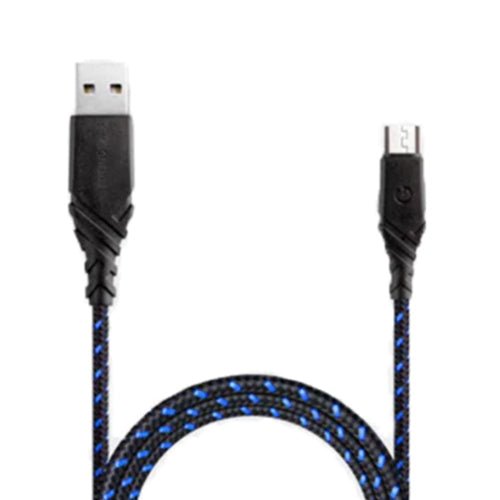 Energea duraGlitz USB-A to micro USB cable 1.5 m - Blue - MoreShopping - Mobile Cables - Energea