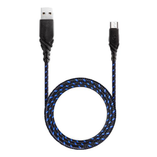 Energea duraGlitz USB-A to micro USB cable 1.5 m - Blue - MoreShopping - Mobile Cables - Energea
