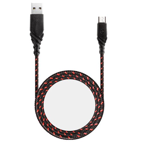 Energea DuraGlitz Charge and Sync Tough Micro USB Cable 1.5m – Red - MoreShopping - Mobile Cables - Energea