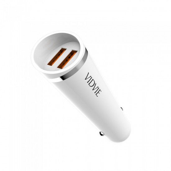 Vidvie CC505 2.4A Fast Car Charger With Type-C Cable - White - MoreShopping - Chargers - Vidvie