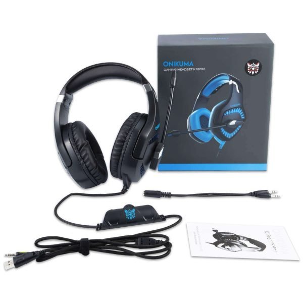 Onikuma K1b Pro Over-Ear Gaming Headset With Mic - PS4/PS5 - MoreShopping - Gaming Headsets - Onikuma