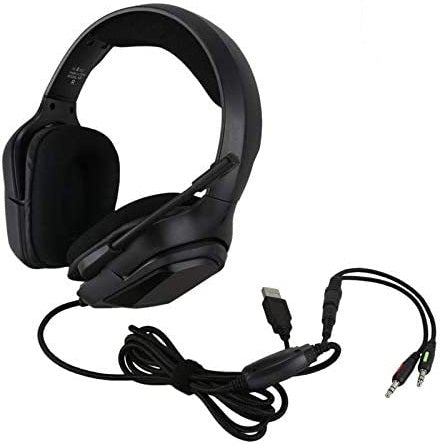 Onikuma K20 Stereo RGB Gaming Headset With LED Light Noise-Cancelling - Black