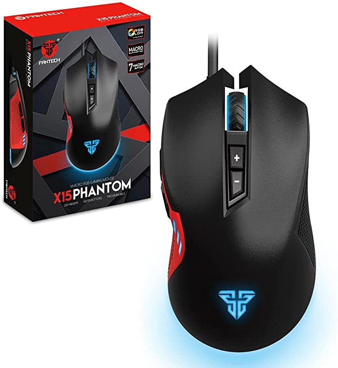 Fantech X15 Phantom Macro RGB Gaming Mouse - MoreShopping - Gaming Mouses - Fantech