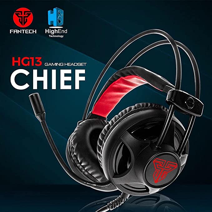 FANTECH HG13 CHIEF Gaming Headset With 2 Jacks for computer & USB for LED LIGHT - MoreShopping - Gaming Headsets - Fantech