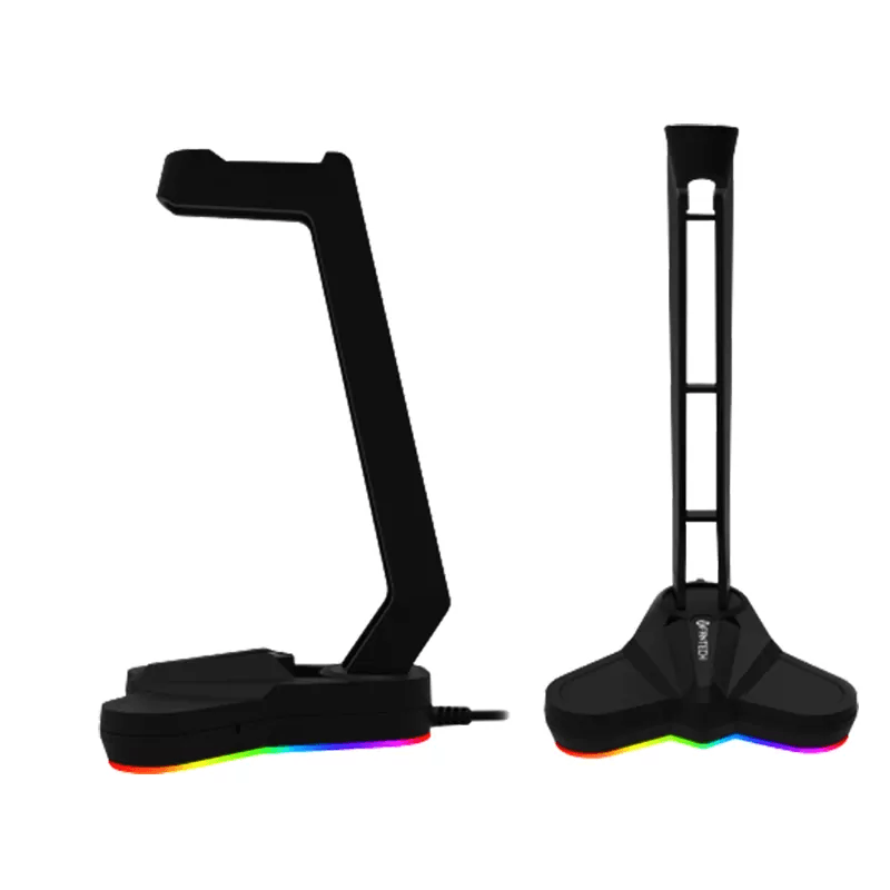 Fantech Tower RGB Headset Stand, Headphone Holder for Gamers Gaming PC Accessories - Black - MoreShopping - More Computer Accessories - Fantech