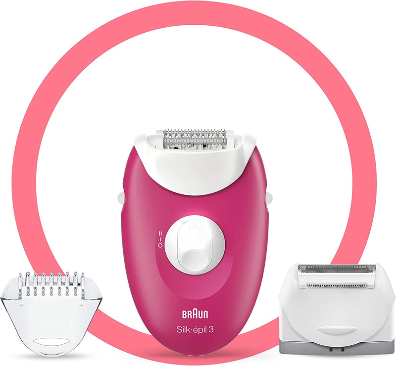 Braun Silk-épil 3 SE3-410 epilator with 3 extras incl. shaver head - MoreShopping - Women's Personal Care - Braun