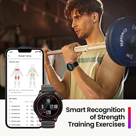Amazfit GTR 4 AMOLED, 1.43" inches, 14 days Battery Life, 154 Sports Modes, Alexa Built-in - Racetrack Gray - MoreShopping - Smart Watches - Amazfit