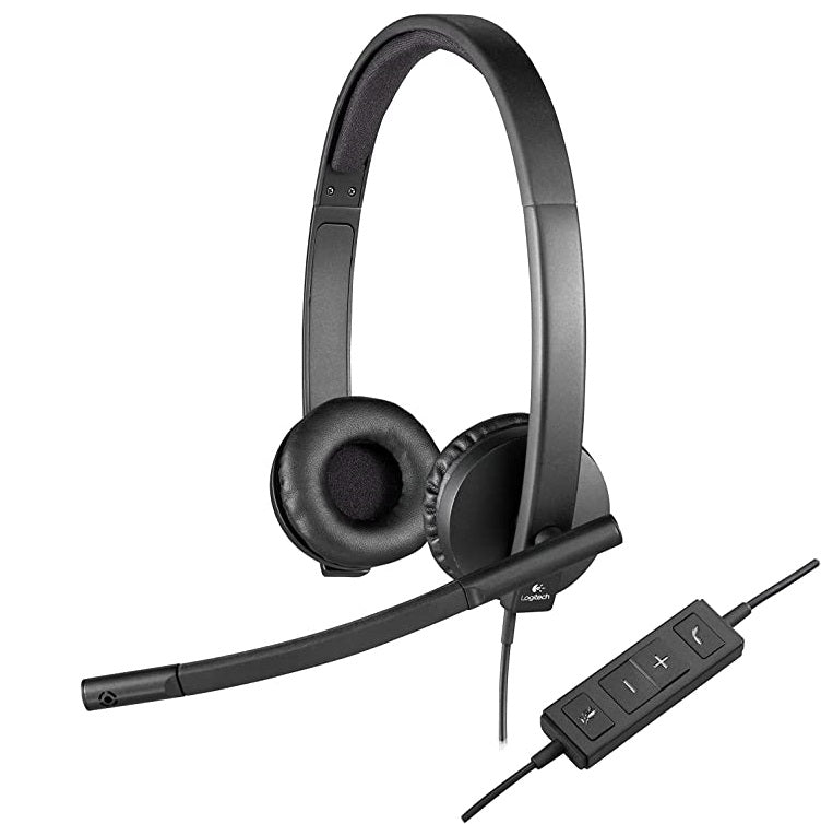 Logitech USB HEADSET STEREO H570e - Black - MoreShopping - PC Headsets - Logitech