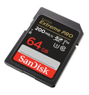 SanDisk 64GB Extreme PRO SDXC UHS-I Card Speed UP TO 200MB/s - C10, U3, V30, 4K UHD, SD Card - MoreShopping - SD Cards - SanDisk
