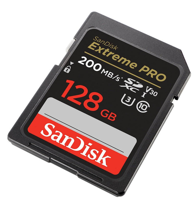 SanDisk 128GB Extreme PRO SDXC UHS-I Card Speed UP TO 200MB/s - C10, U3, V30, 4K UHD, SD Card - MoreShopping - SD Cards - SanDisk