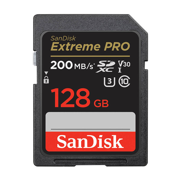SanDisk 128GB Extreme PRO SDXC UHS-I Card Speed UP TO 200MB/s - C10, U3, V30, 4K UHD, SD Card - MoreShopping - SD Cards - SanDisk