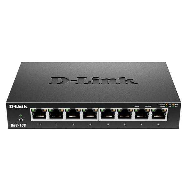 D-Link DGS-108/E Unmanaged Switch - 8 Ports - MoreShopping - Routers - D-Link