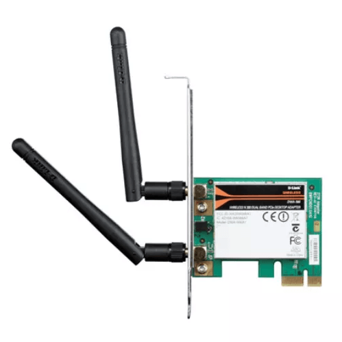 D-Link DWA-582 High-Gain Wi-Fi AC1200 PCIe Wireless Adapter with 2 External Antennas - Black - MoreShopping - Routers - D-Link