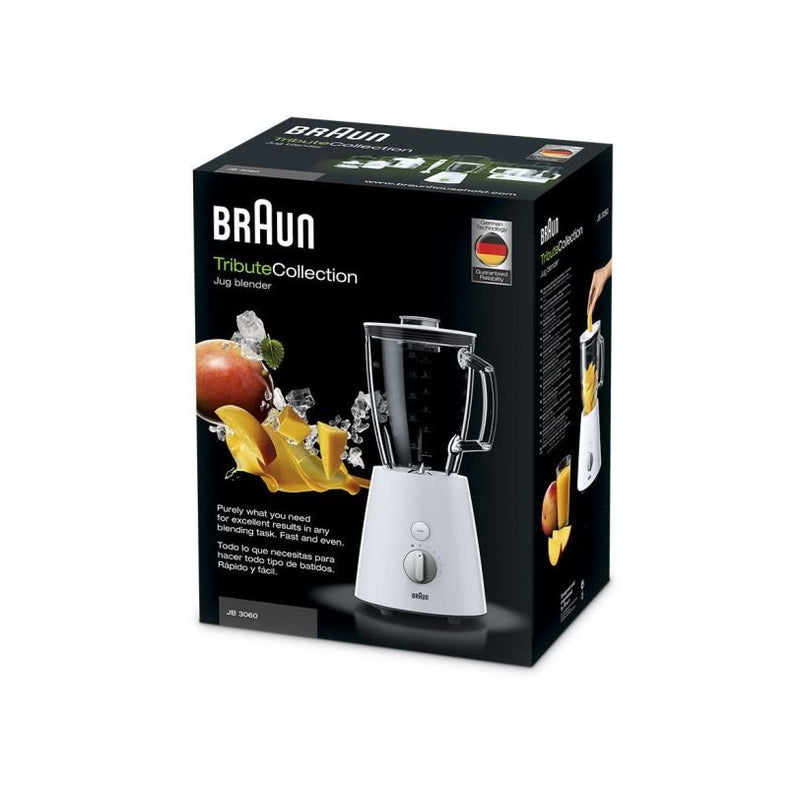 Braun TributeCollection Jug Blender 800 Watt - White - MoreShopping - Kitchen Appliance - Braun