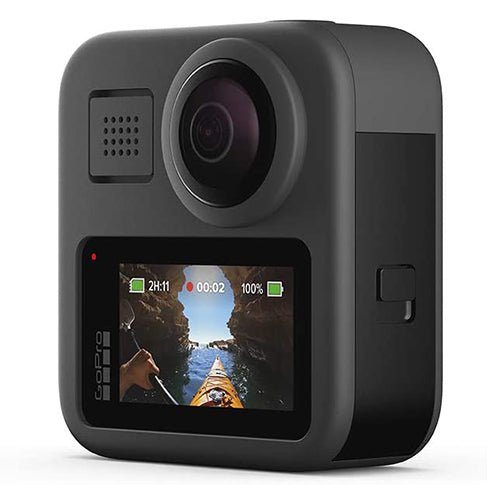 GoPro MAX — Waterproof 360 + Traditional Camera with Touch Screen Spherical 5.6K30 HD Video 16.6MP 360 Photos 1080p Live Streaming Stabilization - MoreShopping - Smart Cam - GoPro