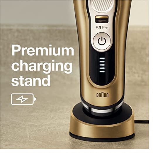 Braun Series 9 Pro Best Shave 4+1 ProHead with ProLift Trimmer & Charging Stand - Gold - MoreShopping - Men's Personal Care - Braun