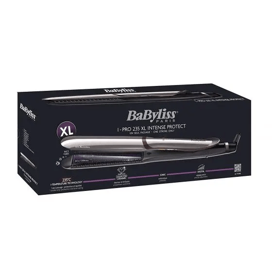 Babyliss ST389E iPro 235 XL Intense Protect Hair straightener - Black - MoreShopping - Women's Personal Care - Babyliss