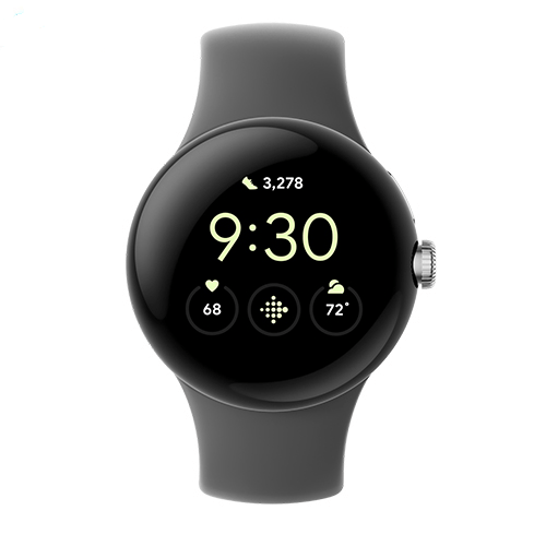 Google Pixel Watch LTE with/avec fitbit - Charbon - MoreShopping - Smart Watches - Google