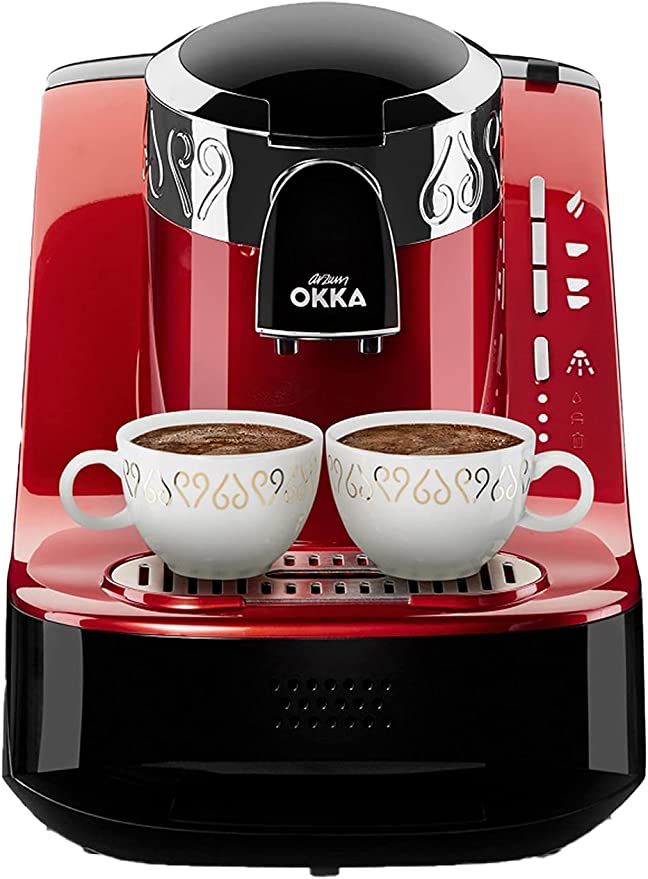 Arzum Okka Turkish Coffee Machine - Red/Chrome - MoreShopping - Coffee Machines - Arzum