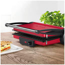  Bosch Electric Contact Grill 2000 Watts, 3-in-1 TCG4104 - Red: