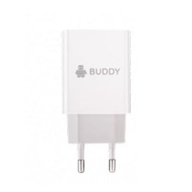 Buddy H3 Fast Wall Charger With 3A Micro Usb Cable - White - MoreShopping - Chargers - Buddy