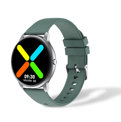 Imilab Smart Watch OX KW66 1.28" /45mm HD Screen, 30 Days Battery Life, IP68 - Black + Black Strap + Green Strap - MoreShopping - Smart Watches - IMILAB