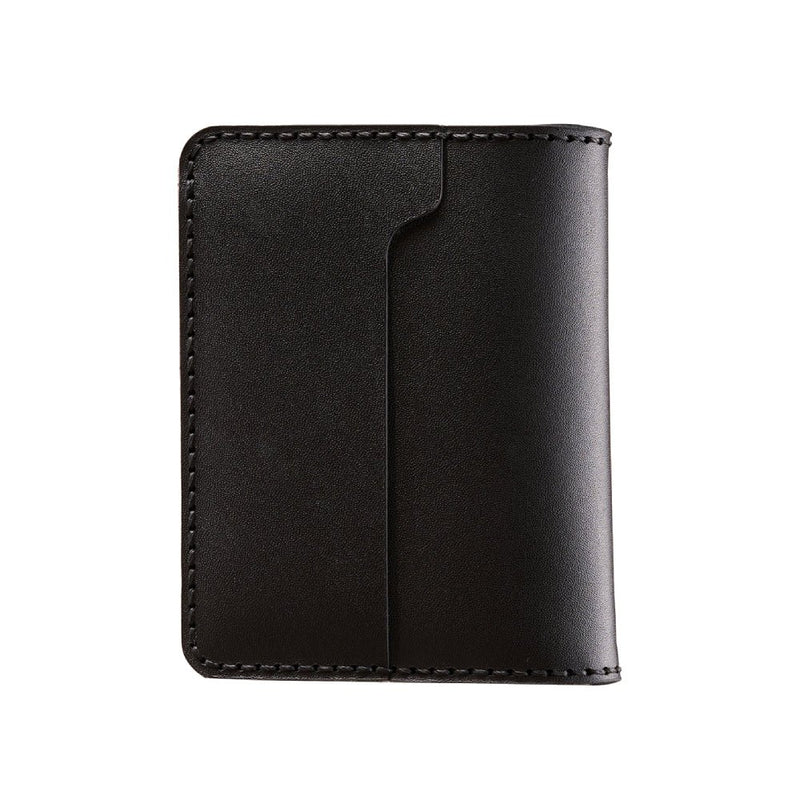 Hitch Bifold Card Wallet (Upgraded)- Handmade Natural Genuine Leather - Black - MoreShopping - Wallets - Hitch