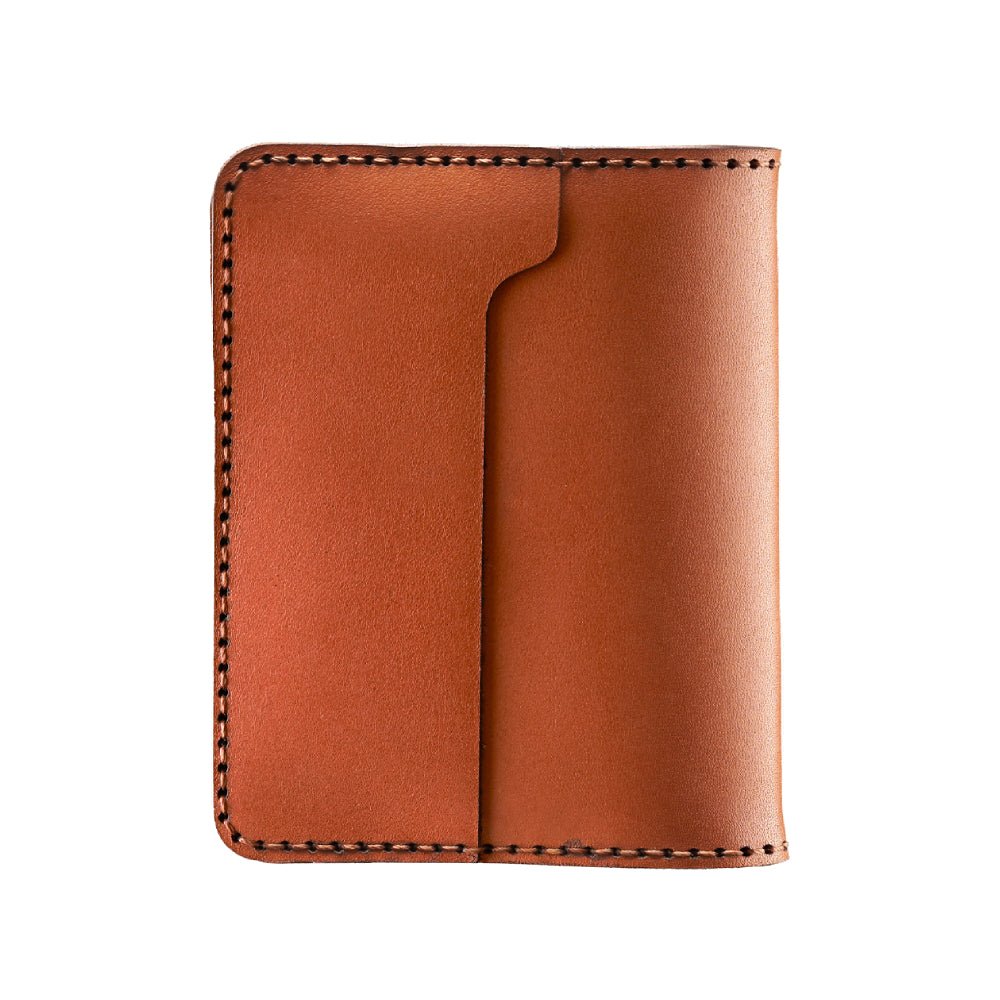 Genuine 'Hair-On' Calfskin Leather Mens' popular BiFold Wallet - Handmade