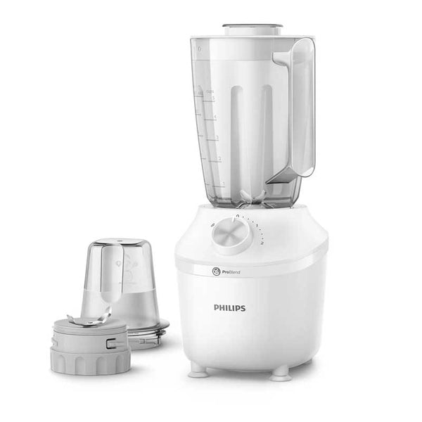 PHILIPS Blender 3000 Series 600W Smooth blends with no lumps in 45 seconds - White - MoreShopping - Kitchen Appliance - Philips