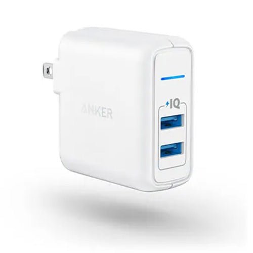 Anker A2023P21 PowerPort Elite 2 24W Dual Port Wall Charger - MoreShopping - Chargers - Anker
